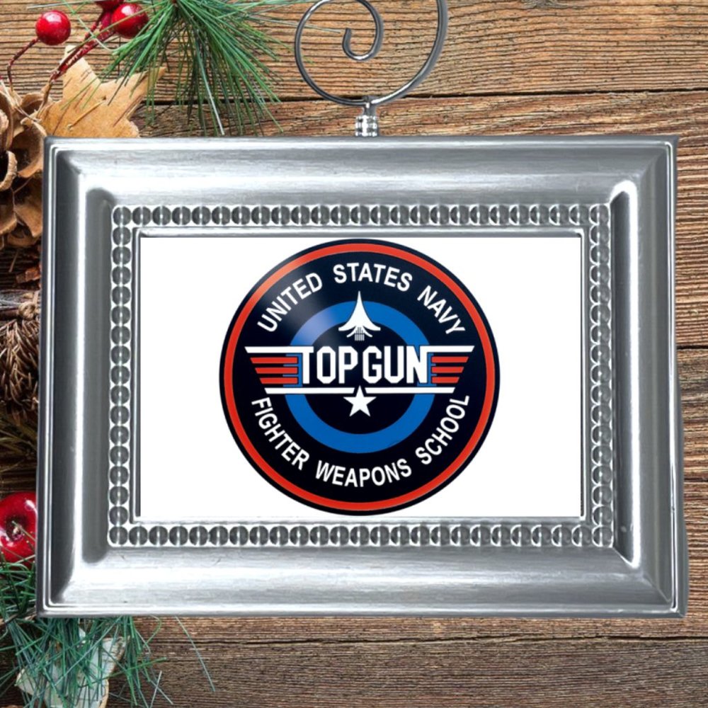 Top Gun Retro Movie Memorabilia Christmas Tree Ornament